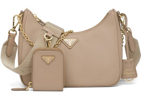 prada cameo beige bag|Prada re edition bag.